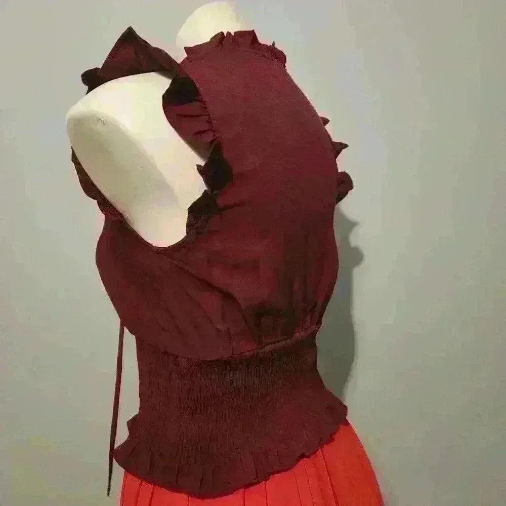 Burgandy top - Picture 3 of 3